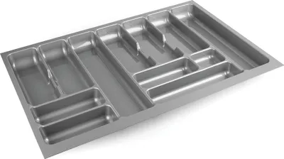 Produktbild von Besteckkasten 735 x 490 mm, silberfarben
