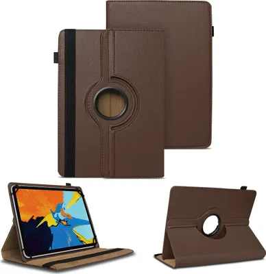 Produktbild von Schutzhülle für Oukitel OT8 OT9 OT11 OT12 Tablet Hülle Tasche 360 Grad DrehbarFarben:Braun