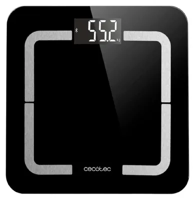 Produktbild von Cecotec Surface Precision Smart Healthy, Elektronische Personenwaage, 180 kg, Schwarz, 5 kg, kg, lb, Rechteck