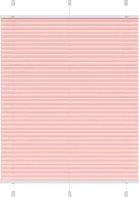 Image de Store plissé rose 110x100 cm largeur du tissu 109,4cm polyester