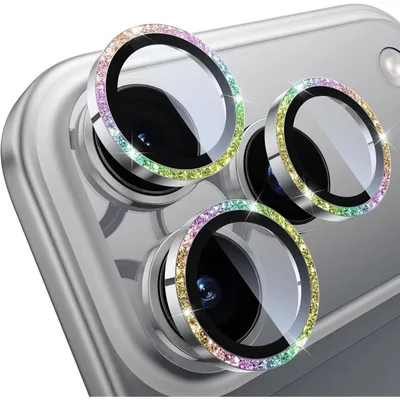 Immagine prodotto di Protezione per fotocamera di iPhone 17 Pro Max/17 Pro, durezza 9H, resistente ai graffi, senza bolle, vetro temperato in metallo HD