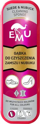 Image de Éponge pour nettoyer les chaussures en daim et nubuck Emu, 1 pièce