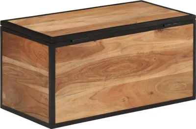 Obrázek produktu pro vidaXL Truhla 60x30x30 cm z masivního dřeva akácie a železa