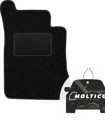 Produktbild von moto-MOLTICO Fahrer Fußmatte Auto Velours Fahrerseite Autoteppiche Schwarz Fahrermatte 1-teilig passend für Mercedes-Benz E-Klasse W210 4-matic 1995-2002
