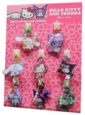 Produktbild von Hello Kitty Cinnamoroll Kuromi Schlüsselanhänger Mehrfarbig Mehrfarbig One Size