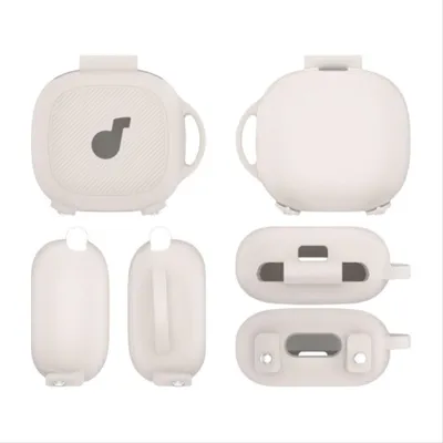 Image de INF Étui de protection en silicone pour Soundcore Sport X20 - Antichoc Beige