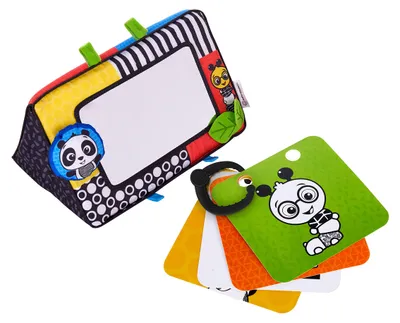 Imagen del producto de Baby Einstein, espejos y tarjetas con alto contraste. Ideales para jugar boca abajo o para llevar de viaje
