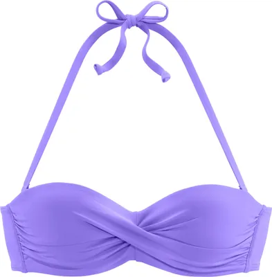 Produktbild von s.Oliver Bandeau-Bikini-Top Spain lila Größe 34 Cup A