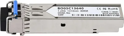 Produktbild von BlueOptics SFP-GLSD-30A-A-BO, Faseroptik, 1250 Mbit/s, SFP, SFP, LH, 40000 m