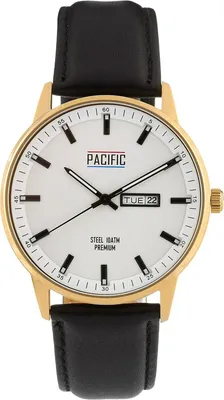 Produktbild von Herrenuhr S PC00374 Quarz Goldfarben Stahl 100m Wasserdicht Datumsanzeige