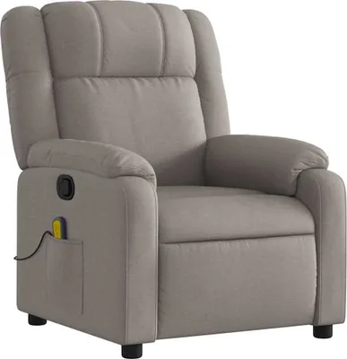 Obrázok produktu pre masážne kreslo vidaXL Taupe Fabric