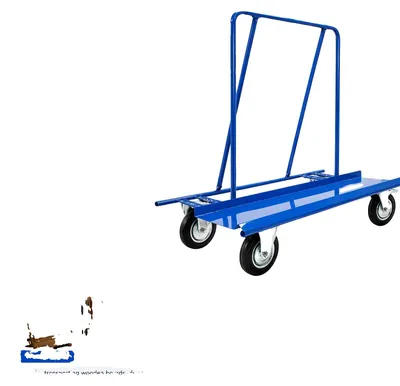 Obrázek produktu pro Panelový vozík, ocelová konstrukce, rozměry 27,5 x 35 x 45 palců, nosnost 400 liber, kola o průměru 10 palců, univerzální použití