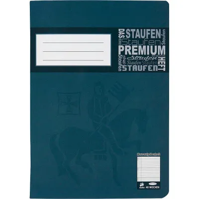 Produktbild von Staufen® Hausaufgabenheft Premium Lineatur SL liniert DIN A5 ohne Rand, 48 Blatt