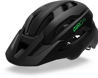Image de Casque Giro Fixture II Youth taille enfant 50-57 cm noir mat-vert vif 39346-151-UY