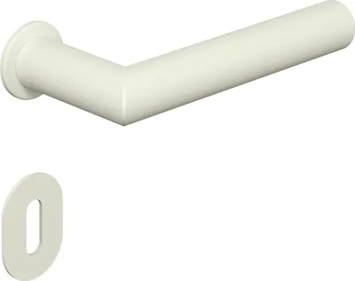 Produktbild von HEWI Drückergarnitur Serie 162 - mit Rundrosetten BB, weiß matt