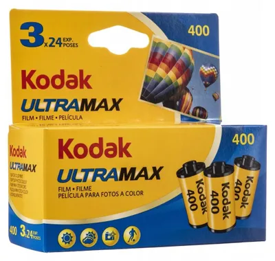 Zdjęcie produktu dla 3x Film Klisza Kolor Negatyw KODAK 135 Ultramax 24