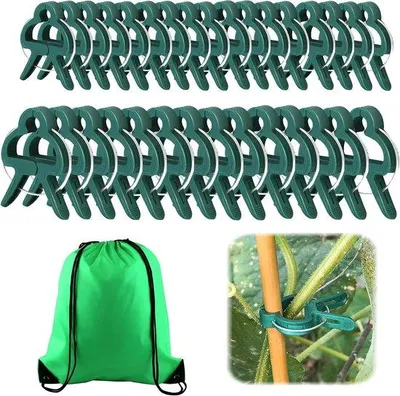 Produktbild von Famanu Pflanzenclips für Kletterpflanzen - 60 Stück