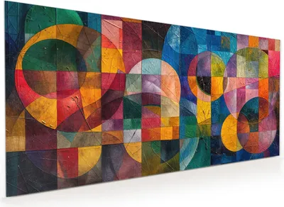 Produktbild von Küchenrückwand Spritzschutz Glas mit Motiv Abstrakte Farben 40 x 40 cm
