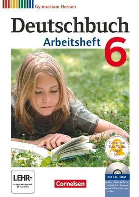Produktbild von Deutschbuch 6. Schuljahr. Arbeitsheft mit Lösungen und Übungs-CD-ROM. Gymnasium Hessen