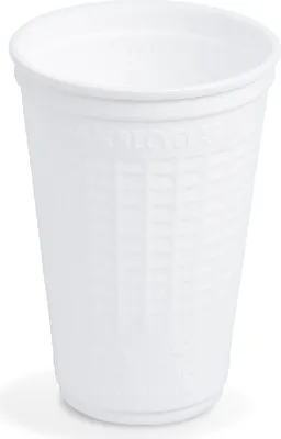 Produktbild von 50 Glühweinbecher 200/250 ml Ø 78 mm weiß Thermobecher aus XPP