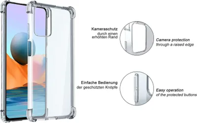 Produktbild von TPU Hülle Clear Armor Soft Case für Xiaomi Redmi Note 8 (6.3'') - transparent