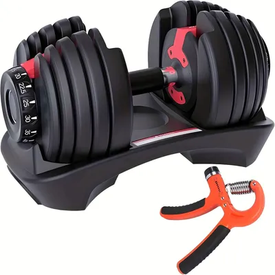 Immagine prodotto di Manubri regolabili - Supporto per manubri - Set di manubri - Set di pesi - Set con supporto - 24 kg - Regolazione rapida