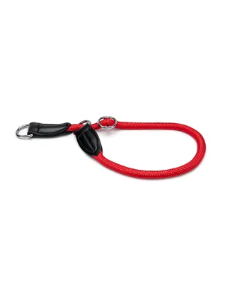 Produktbild von lionto Hundehalsband, strapazierfähiges Nylon, 45 cm, Zugstopp, rot