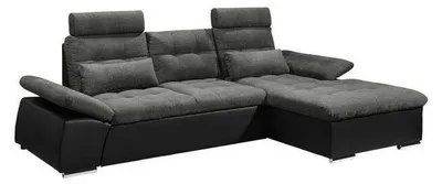 Produktbild von Ecksofa L-Form Sofa Wohnlandschaft Garnitur Polster Bettfunktion Design Modern