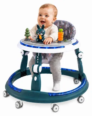 Produktbild von Tavalax Baby-Lauflernwagen – mit Licht- und LED-Effekten, faltbar und platzsparend, mit wendigen 360°-Rollen, mit leisen, bodenschonenden Rollen, mit Schiebefunktion - Tavalax Multifunktionaler Baby-KI-Lauflernwagen mit Spielzeugpanel, LED-Leuchten und einstellbarer Höhe – geeignet für 6-18 Monate - für Babys und Kleinkinder in aktiven Entwicklungsphasen, mit Fokus auf Ergonomie, Bewegungsfreiheit, Stabilität, angenehmen Sitzkomfort | ergonomisch, komfortorientiert und familienfreundlich