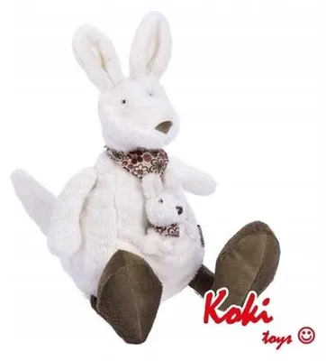Produktbild von Beppe Plüschtier Känguru mit Kind 18 cm