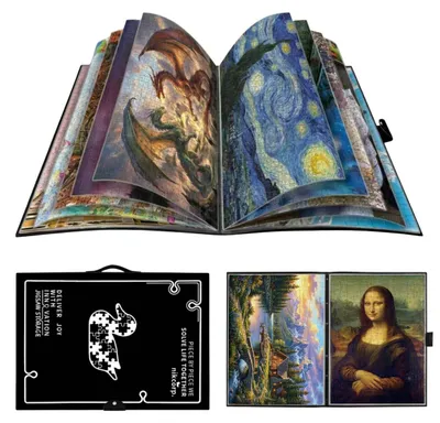 Immagine prodotto di Organizzatore per puzzle con 20 scomparti, ideale per puzzle da 1000 pezzi. Perfetto come regalo