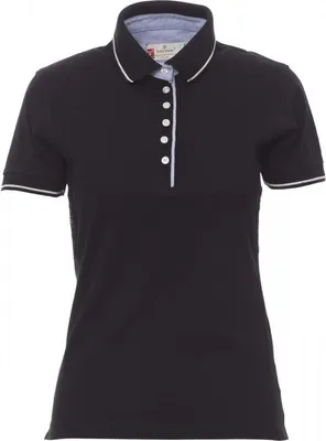 Produktbild von Damen Poloshirt "LEEDS" - Payper Schwarz/Weiss XS