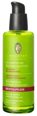 Obrázok produktu pre PRIMAVERA PVRGRM100, Čistiace mlieko pre mejkap, Ženy, Výživný, 100 ml, Flakón s pumpičkou, 1 kusov