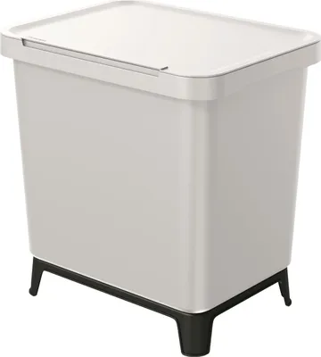 Produktbild von nabbi Odpadkový koš na tříděný odpad NKS30W2 20 l - popelavá