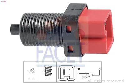 Produktbild von FACET Bremslichtschalter 7.1184 passend für PEUGEOT 206 Schrägheck (2A/C) mechanisch
