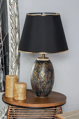 Produktbild von Opviq, TM279, Tischleuchten, Gold, Metall, 14 x 14 x 50 cm