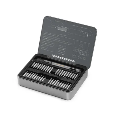 Produktbild von MOVA MSD002 Precision Electric Screwdriver Kit Pro 3,7V – Akku-Präzisionsschraubendreher Set, 0,4 Nm, 650 mAh, Silber-Grau