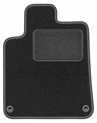 Image de Tapis conducteur en moquette pour Peugeot 407 2004-2011 (coupé/berline/break) – 1 pièce, gris graphite, sur mesure – Wielganizator LUX