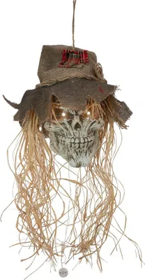Imagen del producto de CRÁNEO DE ESPANTAPÁJAROS DE HALLOWEEN, EUROPALMS, 70 cm
