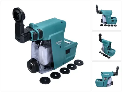 Obrázek produktu pro Makita DX07, Odsávání prachu, Makita, DHR243RTJW, DHR243ZJW, DLX2168TW, Černá, Modrá, 1 kusů
