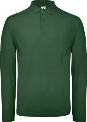 Image de B&C ID.001 Polo à manches longues pour hommes BC3942 (XS) (Vert Racing)