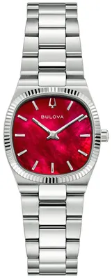 Immagine prodotto di Orologio da donna Bulova 96L354 Super Seville argento/rosso