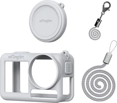 Immagine prodotto di INF Custodia protettiva in silicone per DJI Osmo Action 5 Pro + Accessori Grigio