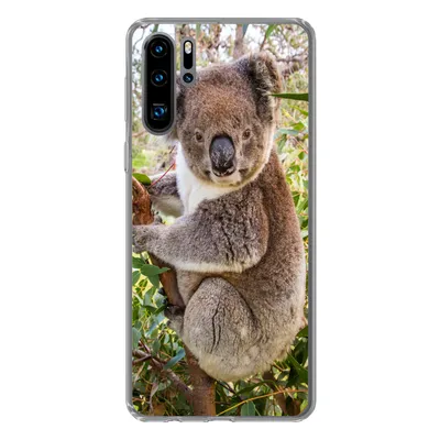 Produktbild von MuchoWow® Handyhülle Schutzhülle Hülle für Huawei P30 Pro Koala - Baum - Blätter - Kinder - Jungen - Mädchen Silikon Softcase Handy Hülle - Schutzdeckel