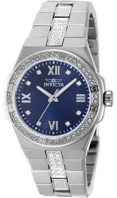 Produktbild von Invicta Specialty 50187 Damen Uhr - Quartz Bewegung - Edelstahl mit Blau Zifferblatt - 34 mm