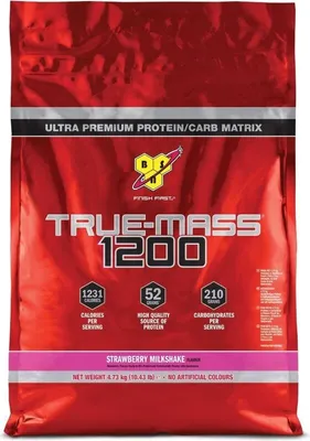 Produktbild von BSN True Mass 1200 - 4730g Erdbeere