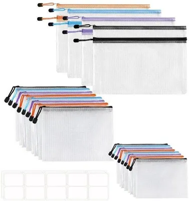Produktbild von Wasserdichte transparente Hüllen aus PVC, 20 Stück, A4 A5 A6