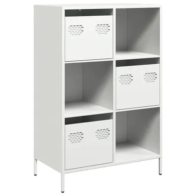 Immagine prodotto di Credenza Bianca 68x39x103,5 cm in Acciaio