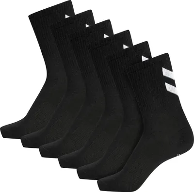 Produktbild von Hummel hmlCHEVRON 6-PACK SOCKS WHITE 45-48