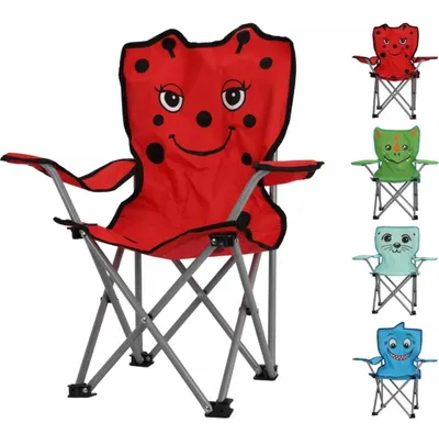 Image de Chaise de terrasse pliante pour enfants 57x17x10 cm